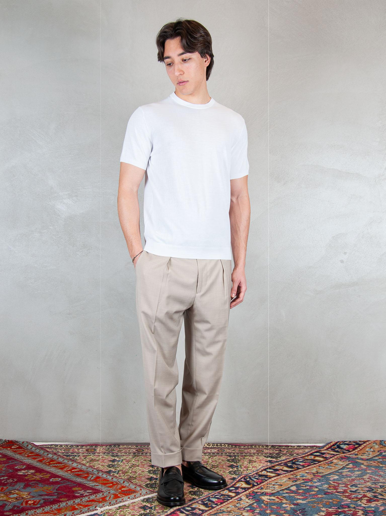 Raphael1966 Maglia Tshirt Cotone Crepe DK17003 BIANCO Raphael - Dkt 