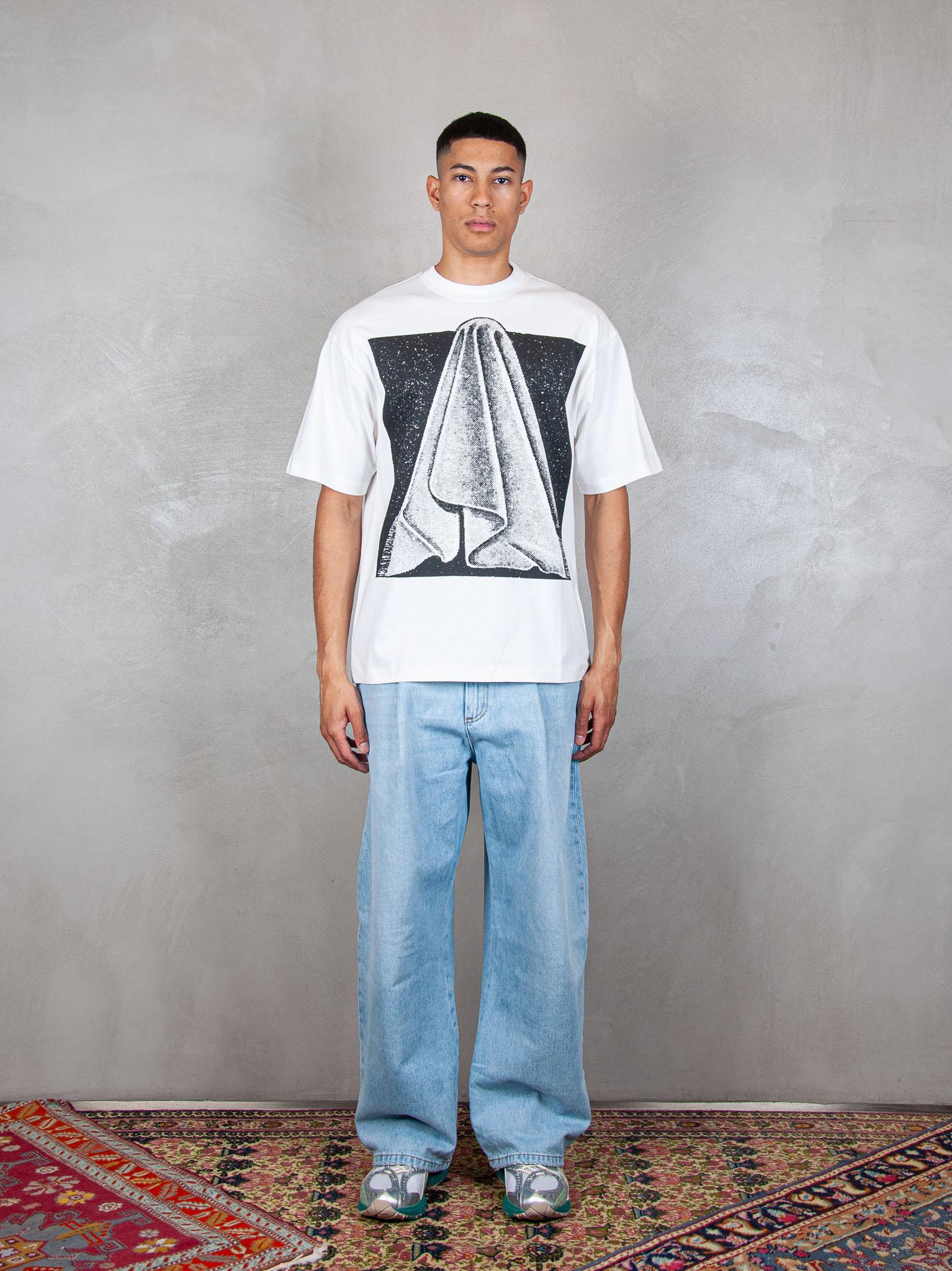 TTT T-Shirt Drapery tee 13TS004 WHITE TTT 