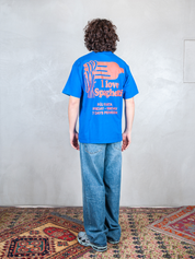 Public Possession t-shirt <BR/>I Love Spaghetti Tee I LOVE SPAGHETTI NAUTICAL BLUE Public Possession 