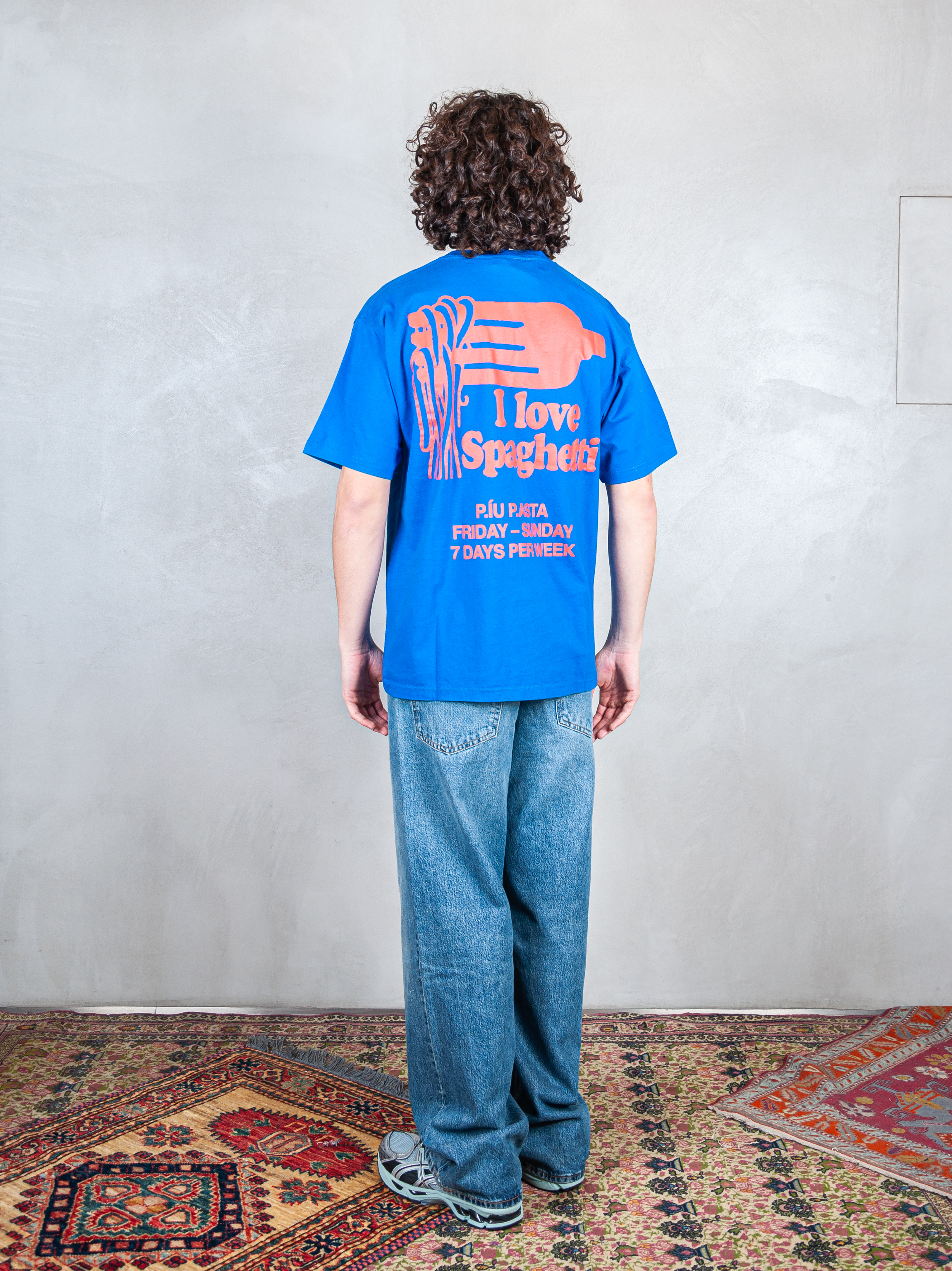 Public Possession t-shirt I Love Spaghetti Tee I LOVE SPAGHETTI NAUTICAL BLUE Public Possession 