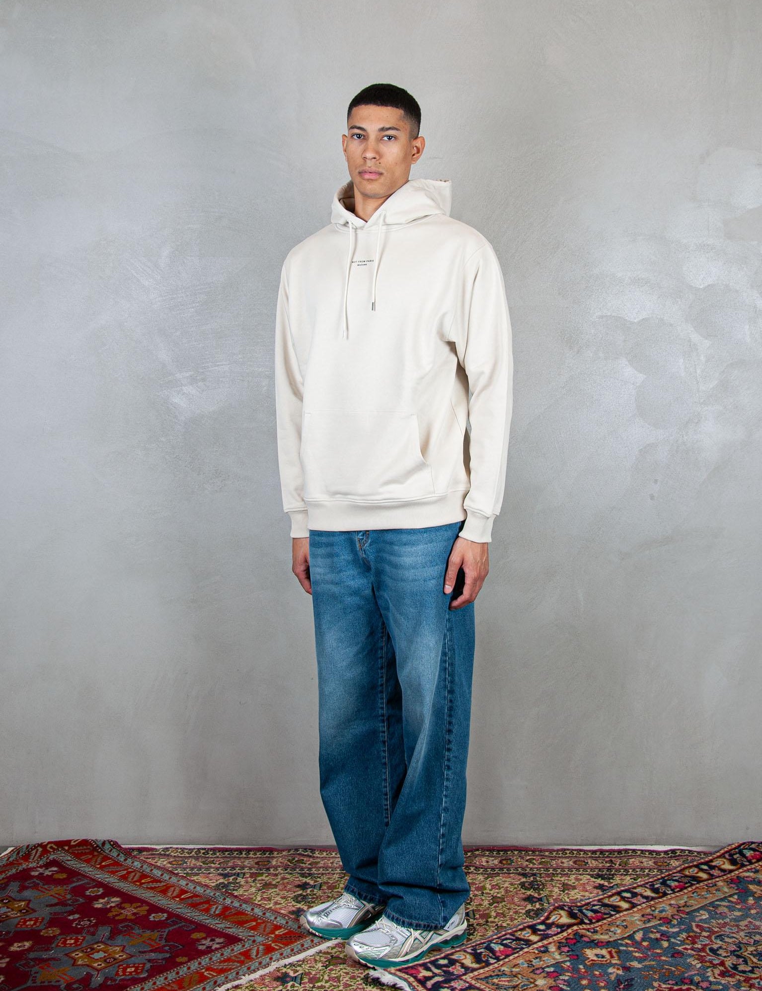 >Hoodie Slogan HO161-CO127 MT Drôle De Monsieur 