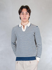 Raphael1966 Maglia <BR/>Polo Capri Stripes 57150-18669 598 Raphael - Grnsas 