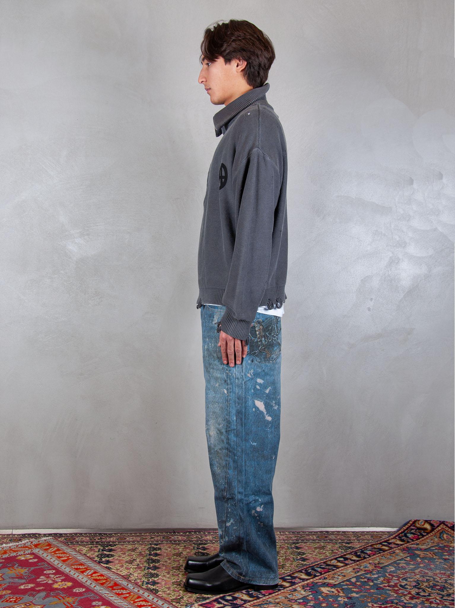 Acupuncture Maglia Anarchy Sweater ANARCHY SWEATER GREY Acupuncture 