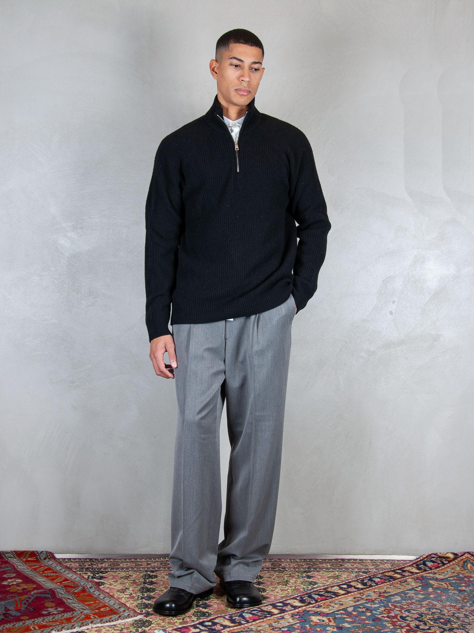 Diana Studio Maglia half zip costa inglese DW24M070050 300 Diana Studio 