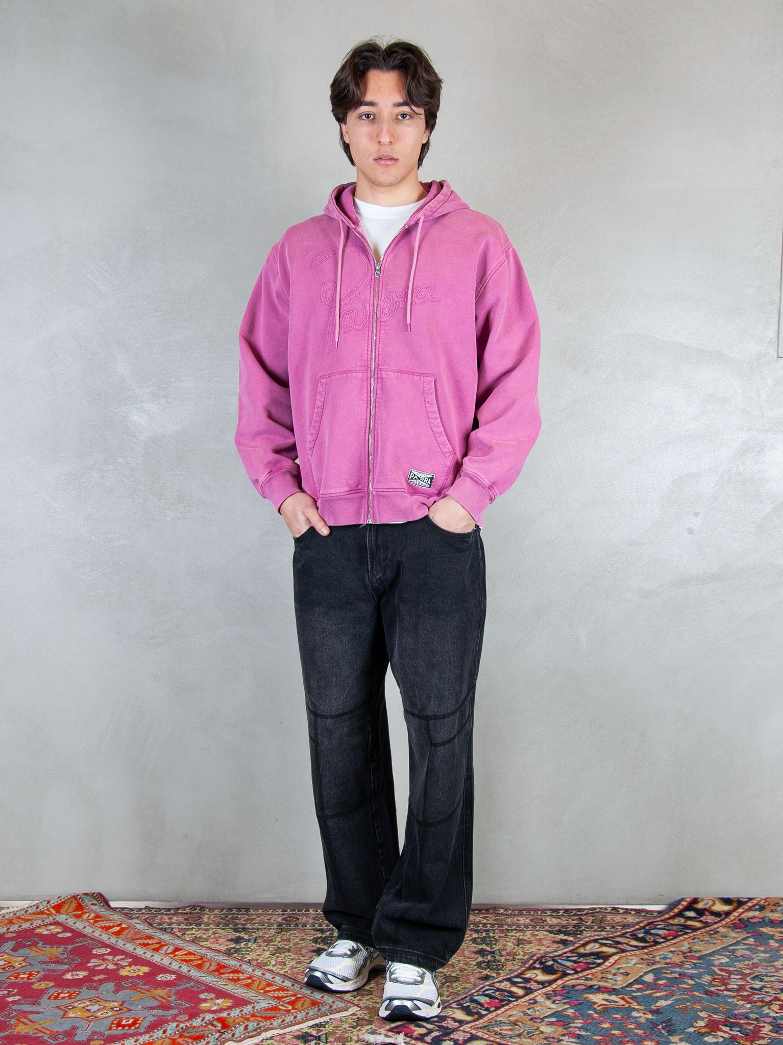 Parra Felpa Not Fade Away zip hooded 55116 TRYIAN PURPLE Parra 