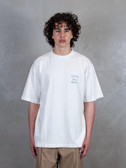Le T-Shirt Slogan Cursive G-TS209-CO002 OW Drôle De Monsieur 