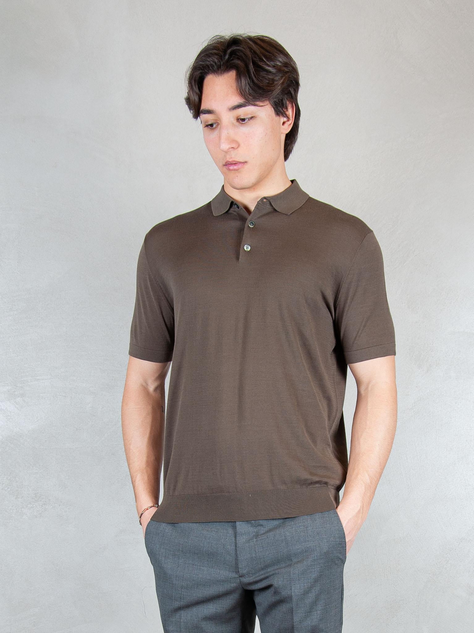 Raphael1966 Maglia Polo Cotone Egiziano DK17037 MORO Raphael - Dkt 