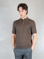 Raphael1966 Maglia <BR/>Polo Cotone Egiziano DK17037 MORO Raphael - Dkt 