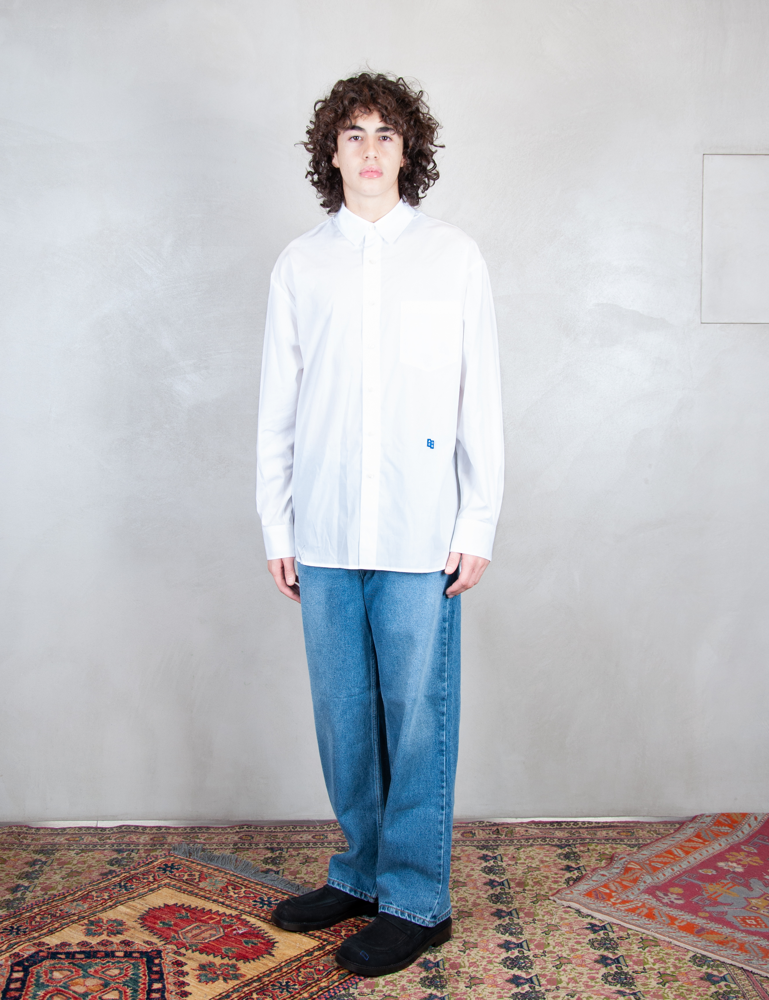 >Classic Shirt BMSGFYSH0101 WH-WHITE Ader Error 