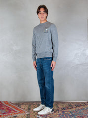 MC2 Saint Barth maglia <BR/>Heron embroyed wool HER0024 00543I MC2 St Barth 