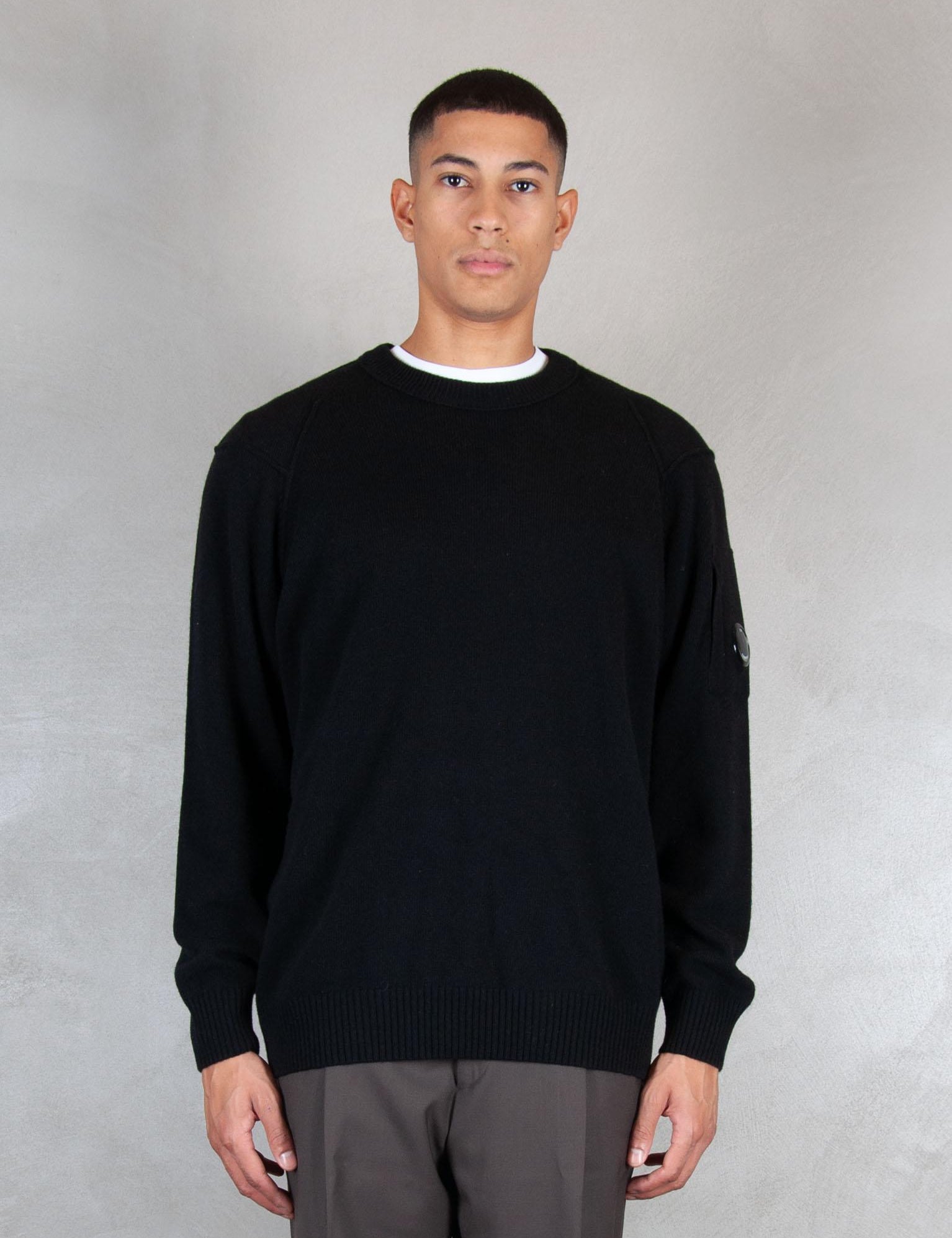 >Lambswool knit KN707A-110149A 999 C.P. company 