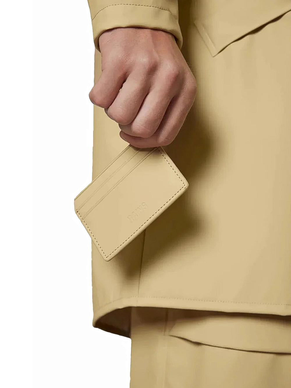 Rains portafogli Card Holder CARD HOLDER SAND Rains 