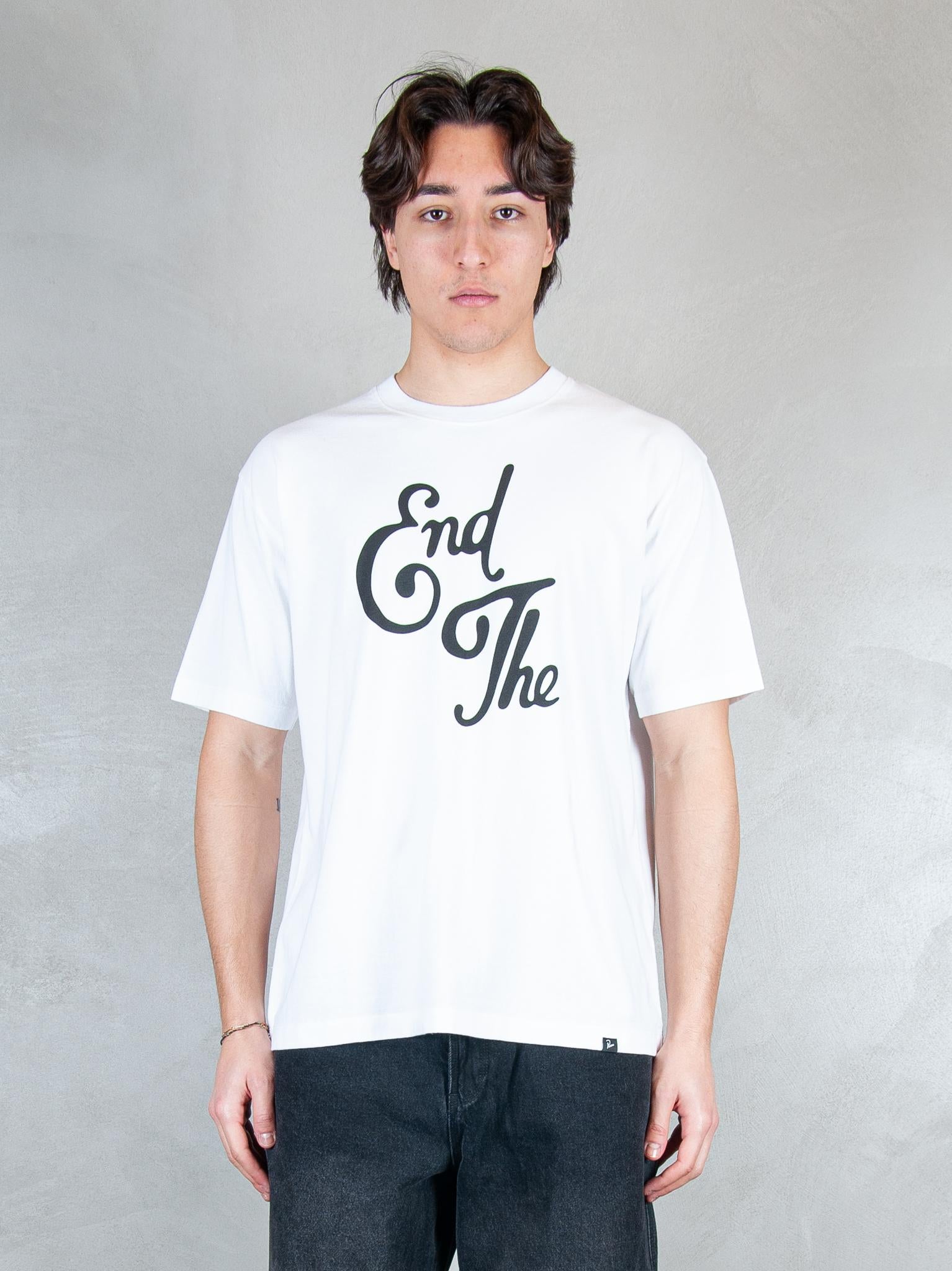 Parra T-shirt End the loungechair 55160 WHITE Parra 