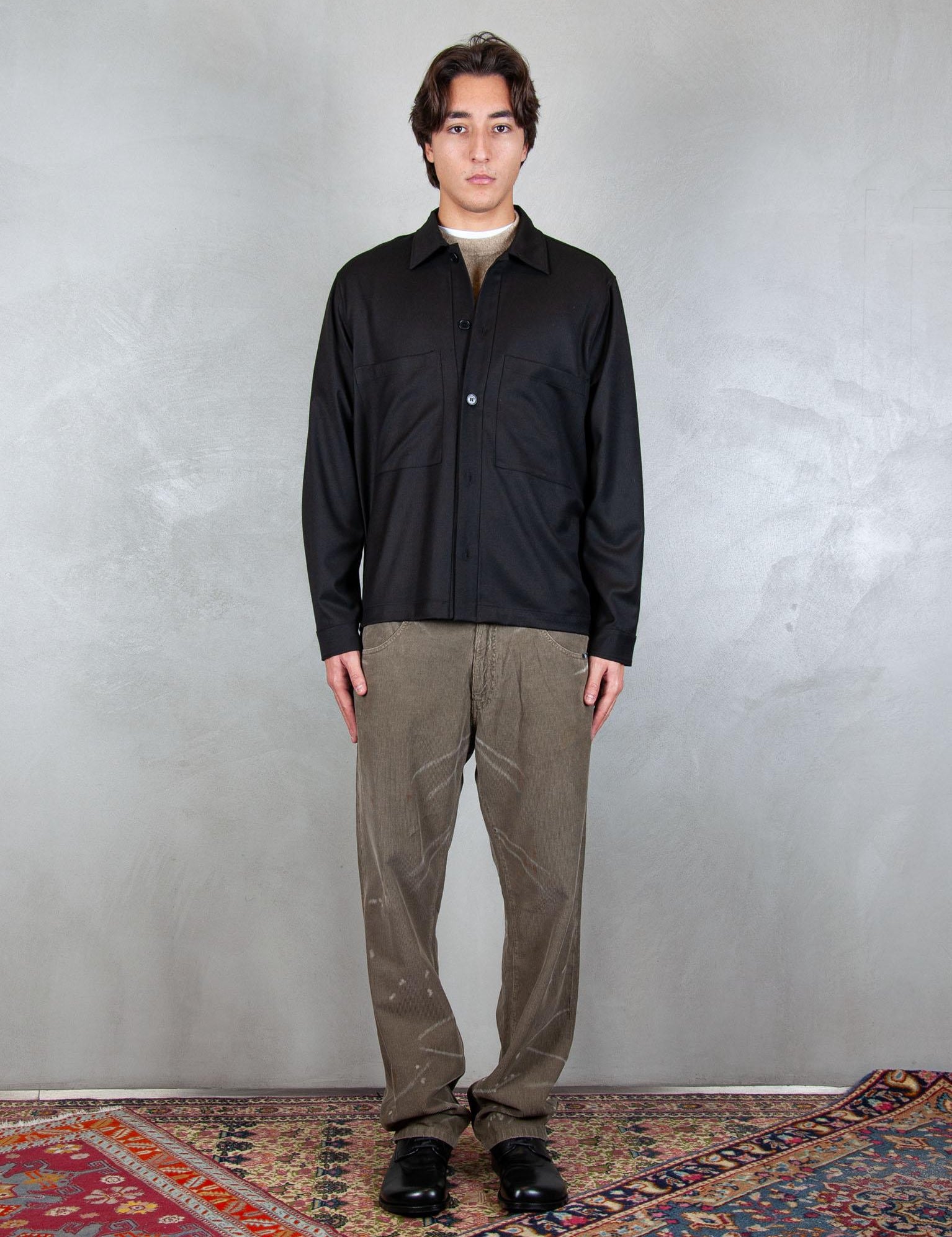 >Overshirt CA3441 NERO I'm Brain 