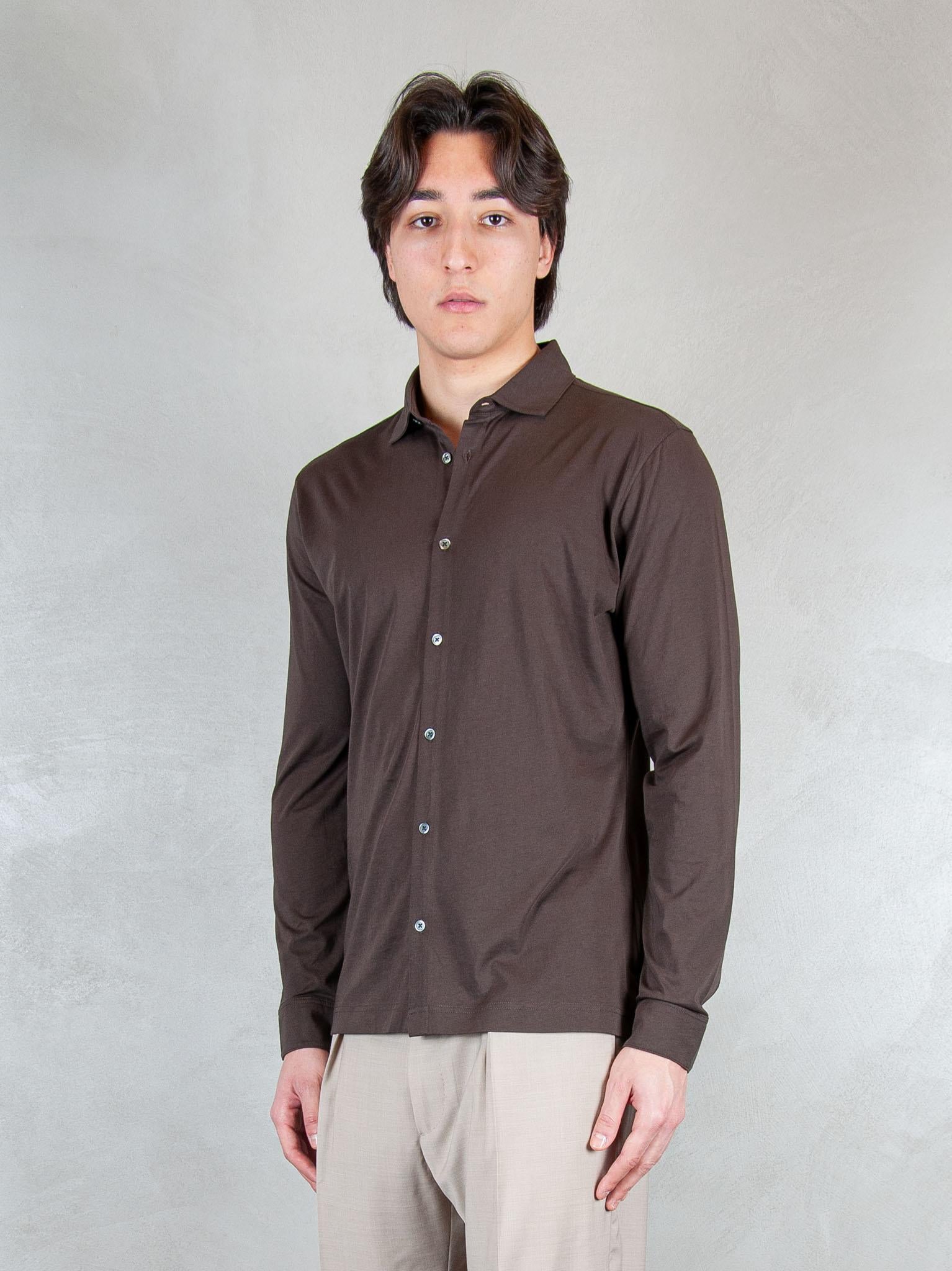 Raphael1966 Polo Camicia Cotone Pima DK17109 MORO Raphael - Dkt 