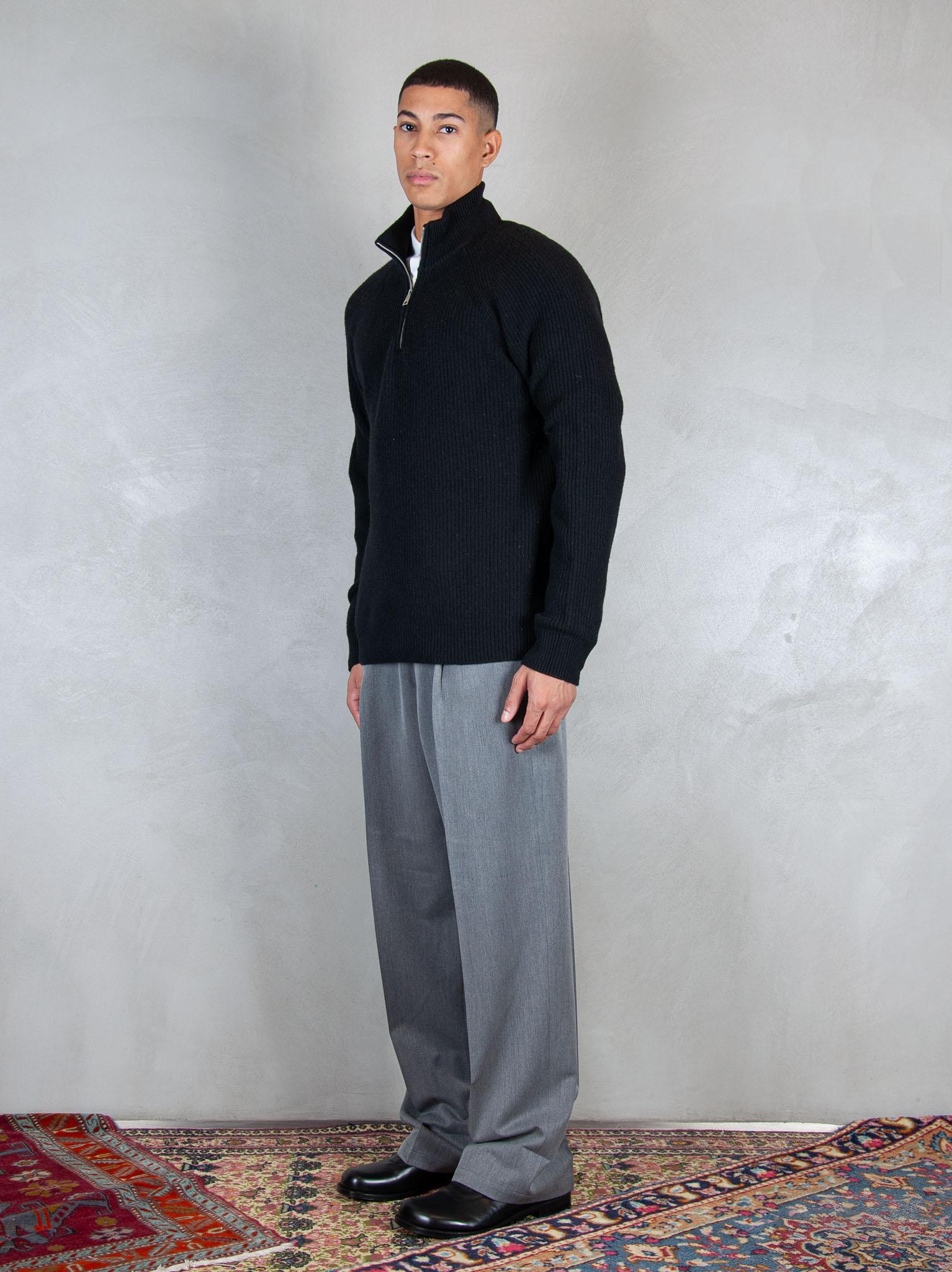 Diana Studio Maglia half zip costa inglese DW24M070050 300 Diana Studio 