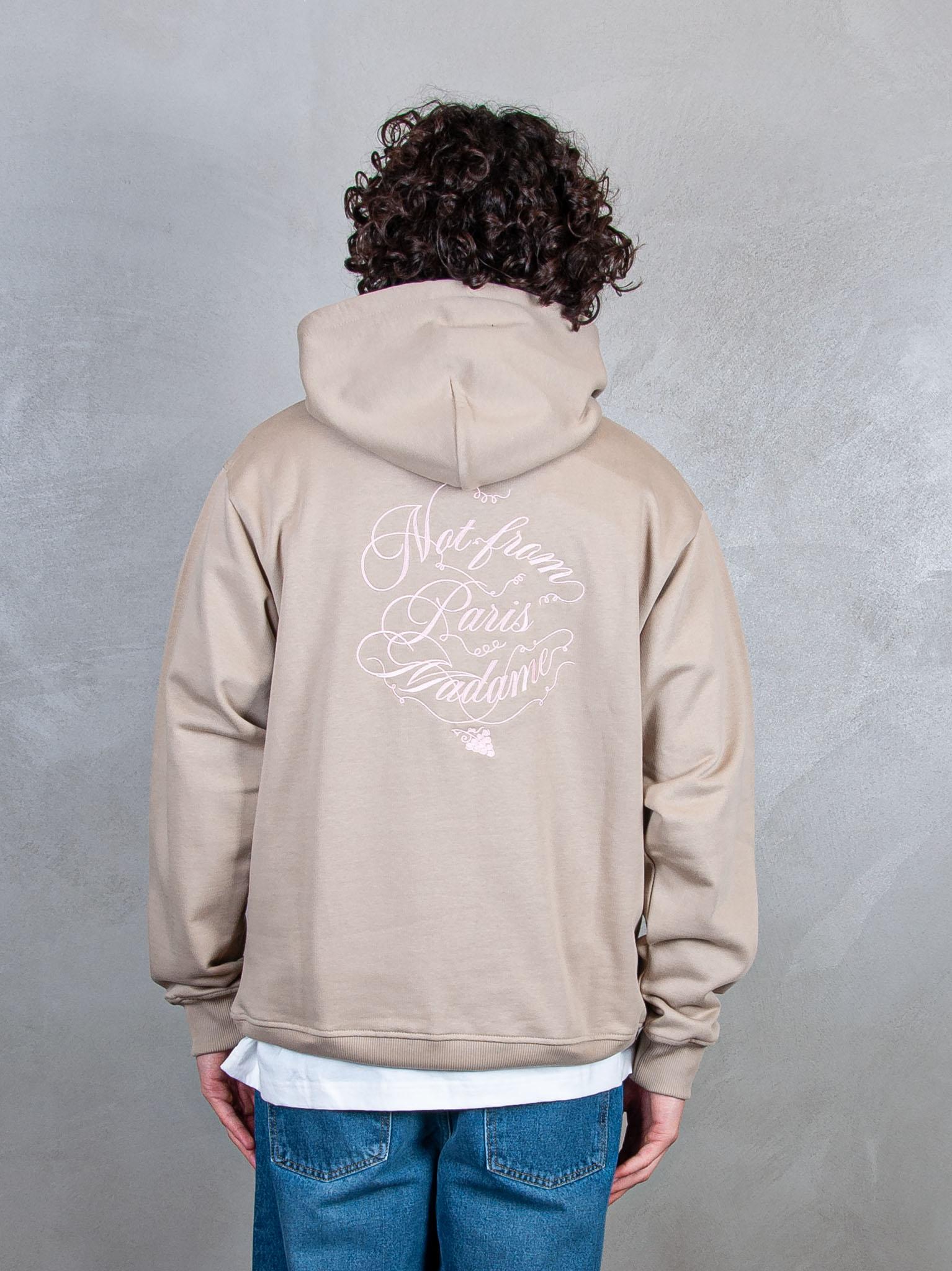 Drôle De Monsieur Felpa Le Hoodie Slogan Vignes HO175-CO127 BG Drôle De Monsieur 