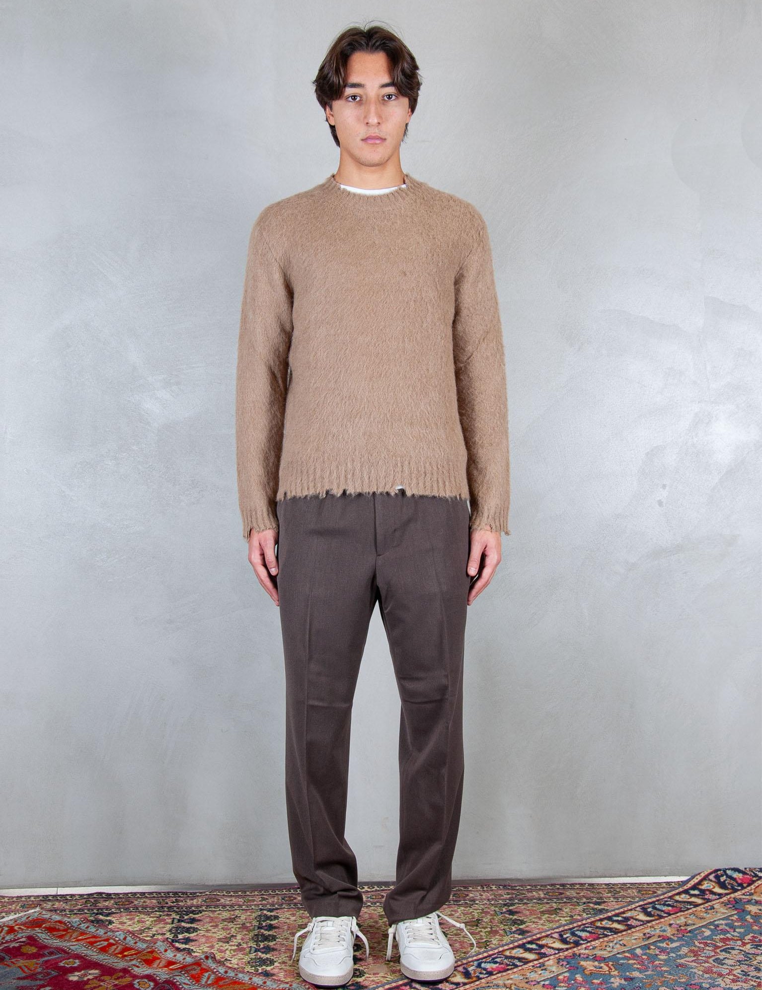 Maglia girocollo brushed DW24M050057 121 Diana Studio 