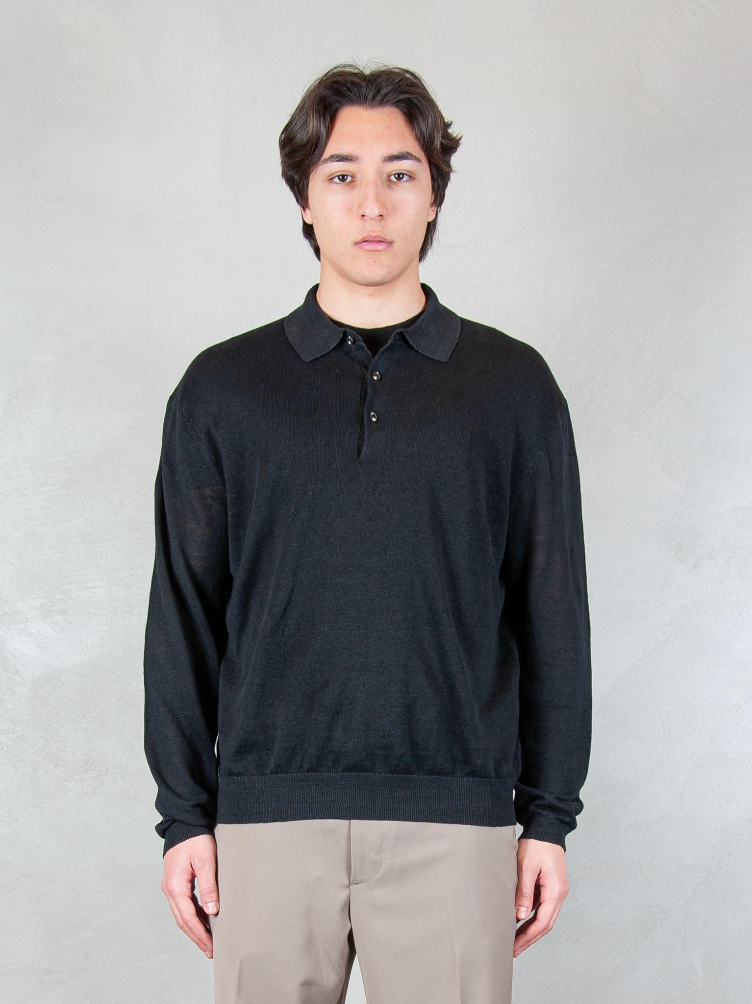 Diana Studio Maglia Polo Lino SIN01 020 Diana Studio 