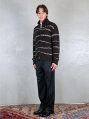 Atomofactory <BR/>Maglia zip jacquard FU48 24 Atomo Factory 