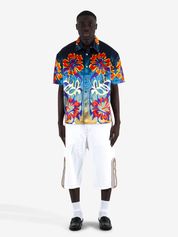 Hibiscus Shortsleeves Shirt SH33-VI04A24 PRT BLUEMARBLE 