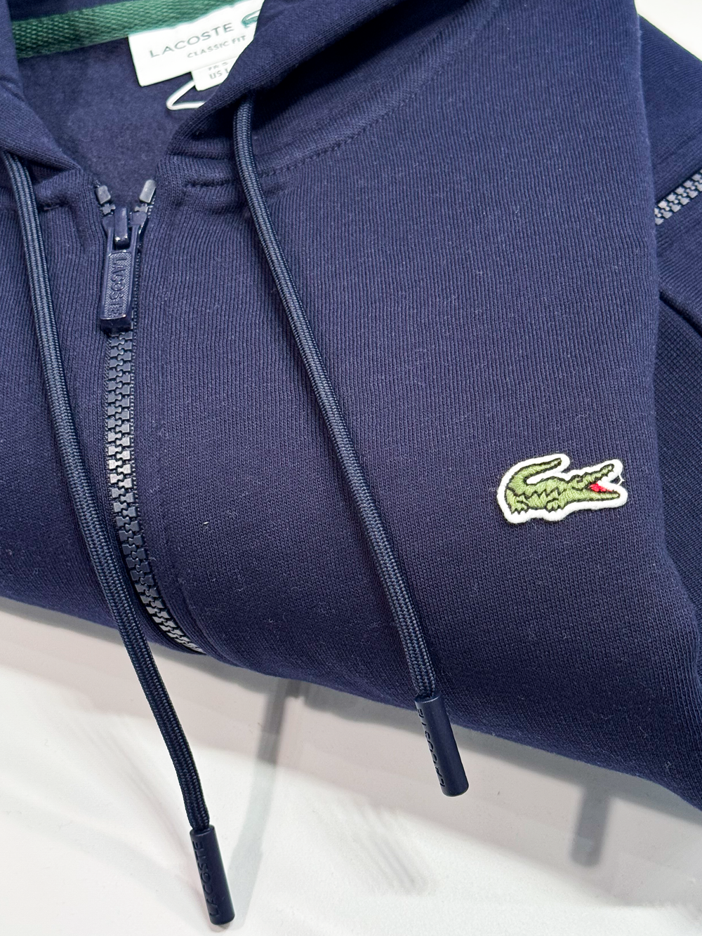 Lacoste Felpa cappuccio con zip SH9626 166 Lacoste 