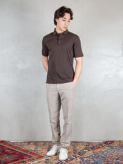 Raphael1966 Polo <BR/>SS Cotone Pima DK17102 MORO Raphael - Dkt 