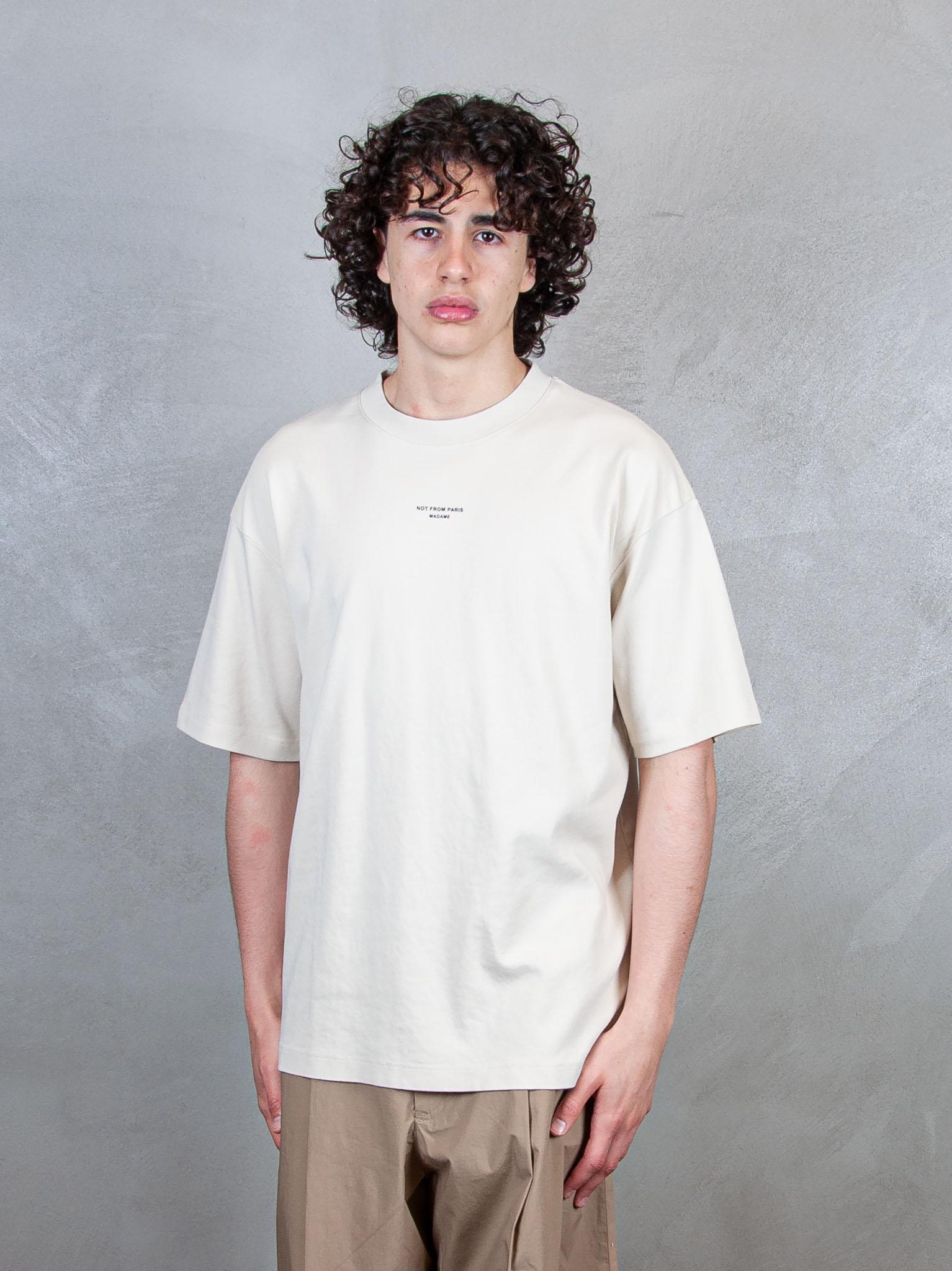 Le T-Shirt Slogan Classique TS202-CO002 MT Drôle De Monsieur 