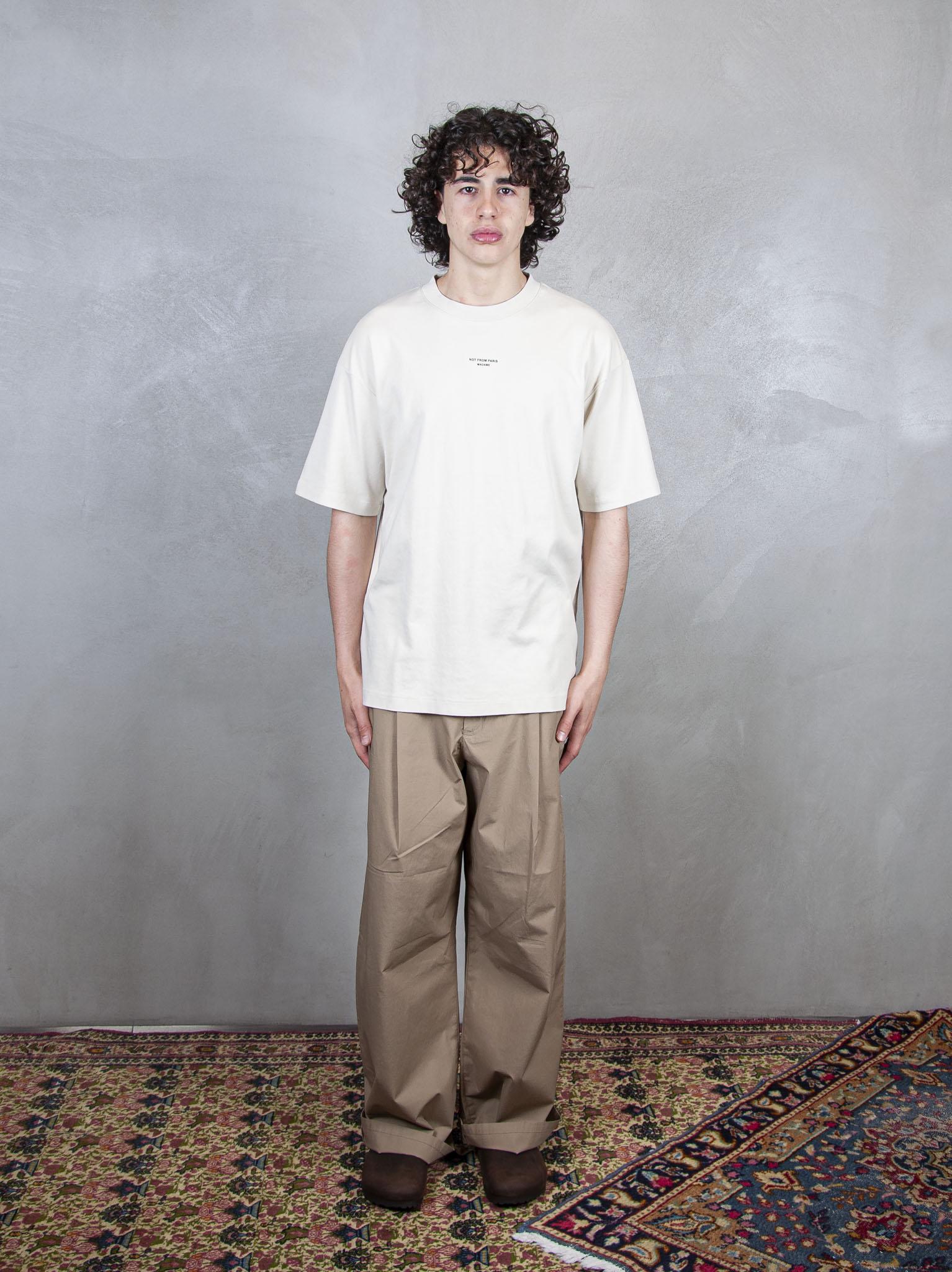 Le T-Shirt Slogan Classique TS202-CO002 MT Drôle De Monsieur 
