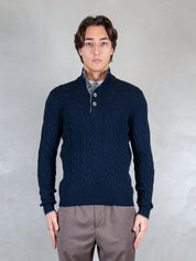 Raphael1966 Maglia <BR/>Lupetto bottoni treccia 23151-19672 598 Raphael - Grnsas 