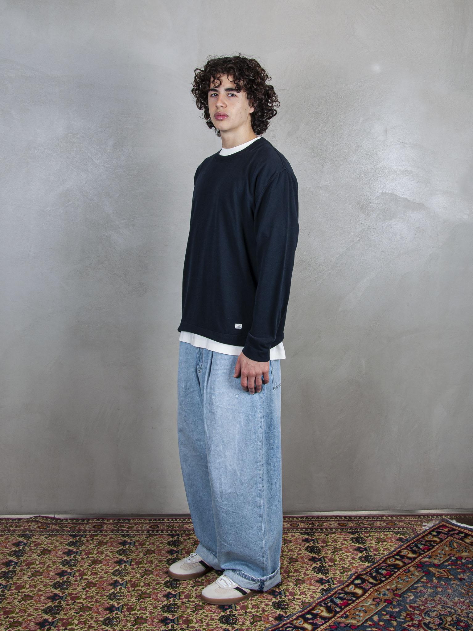 Crewneck Cotton Crepe KN089A-6323O 888 C.P. company 