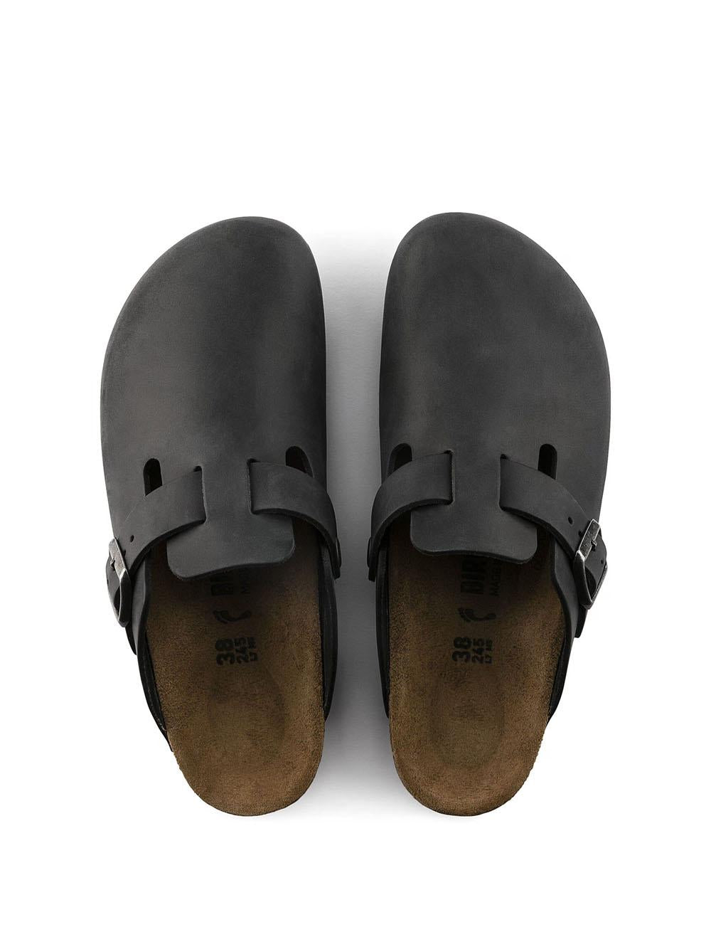 Birkenstock Boston Oiled Leather BOSTON OILED LEATHER-BLACK Birkenstock 