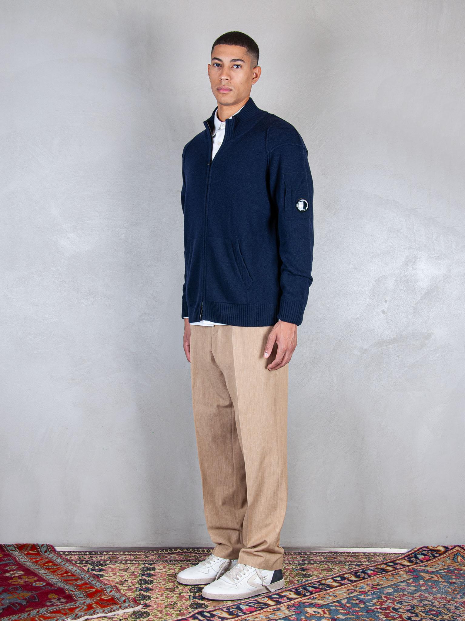 C.P. Company Maglia Lambswool zip KN708A-110149A 888 C.P. company 