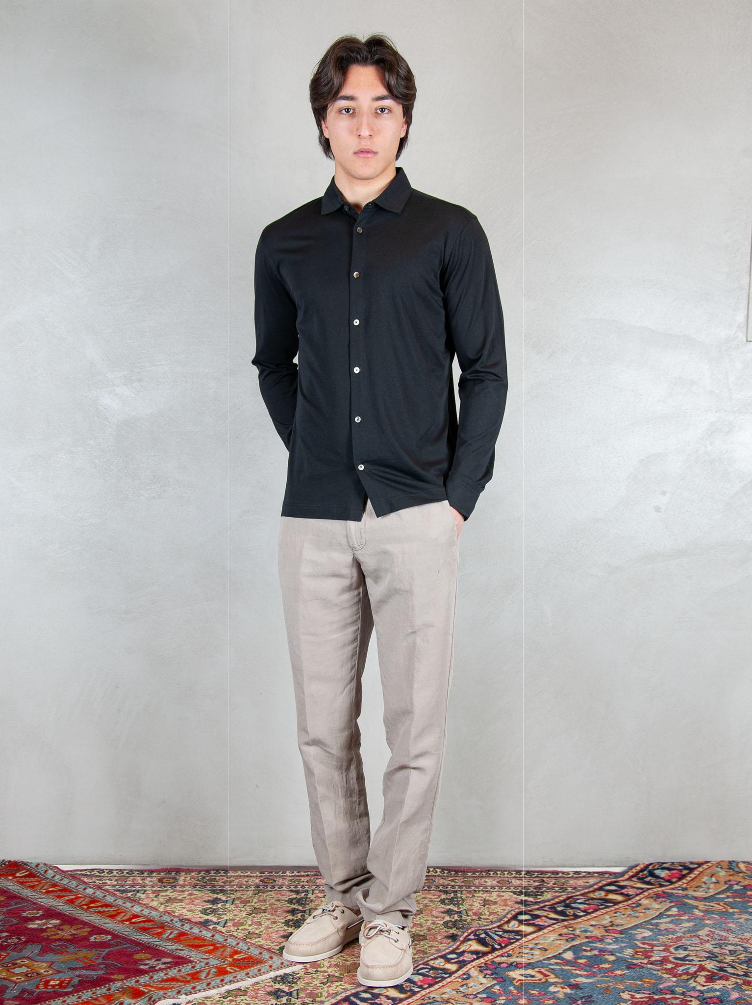 Raphael1966 Polo Camicia Cotone Pima DK17109 NERO Raphael - Dkt 