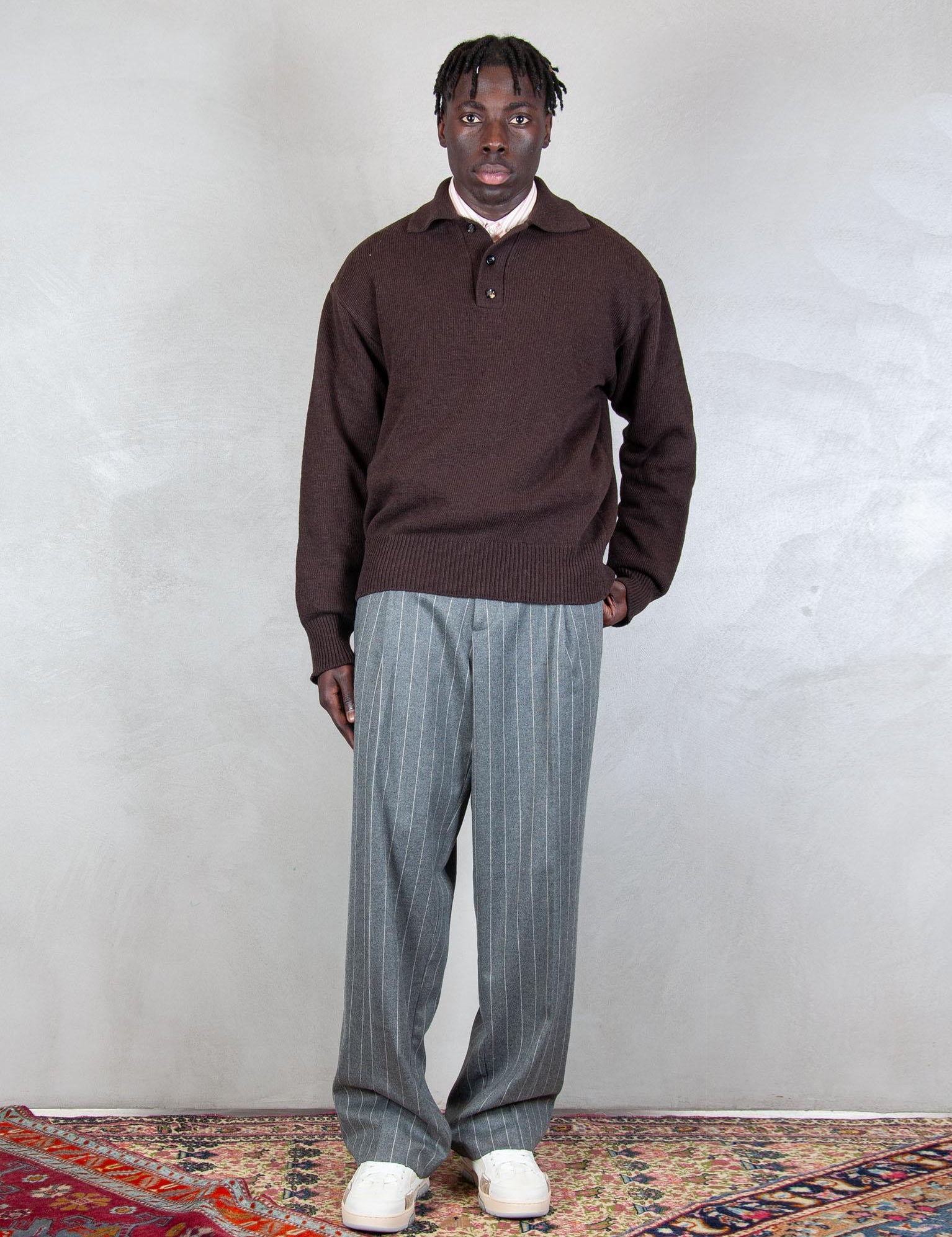 >Hongdae Polo HONGDAE POLO MARRONE Hi Five 