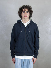 Hooded Sweatshirt Open Light Fleece SS057A-2246G 888 C.P. company 