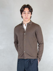 Raphael1966 Maglia <BR/>Camicia Cotone Egiziano DK17039 MORO Raphael - Dkt 
