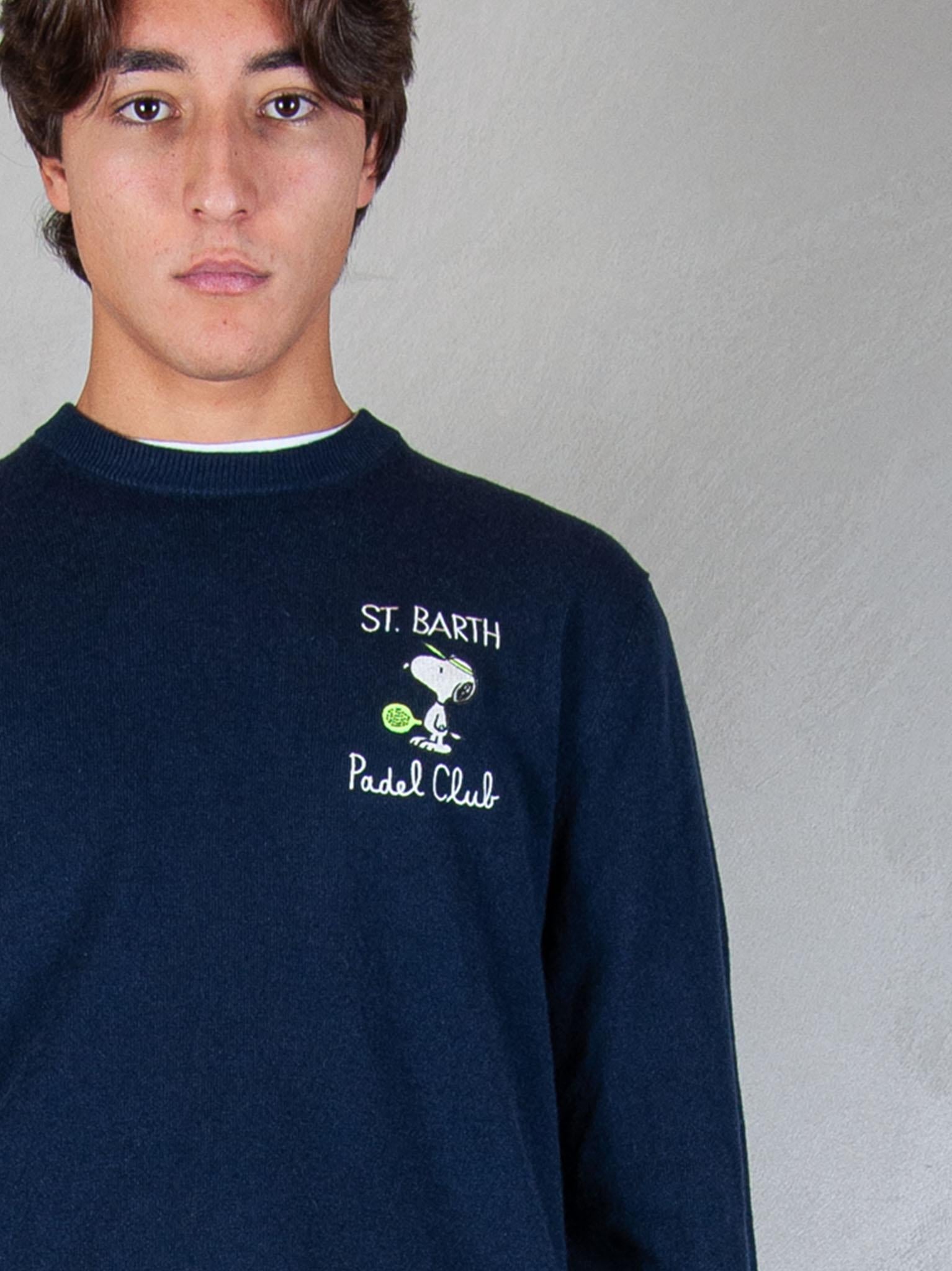 MC2 Saint Barth maglia Heron embroyed wool HER0024 03103I MC2 St Barth 