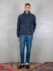 Circolo 1901 <BR/>Giubbotto Lana Stone Washed CN5123 851 Circolo 