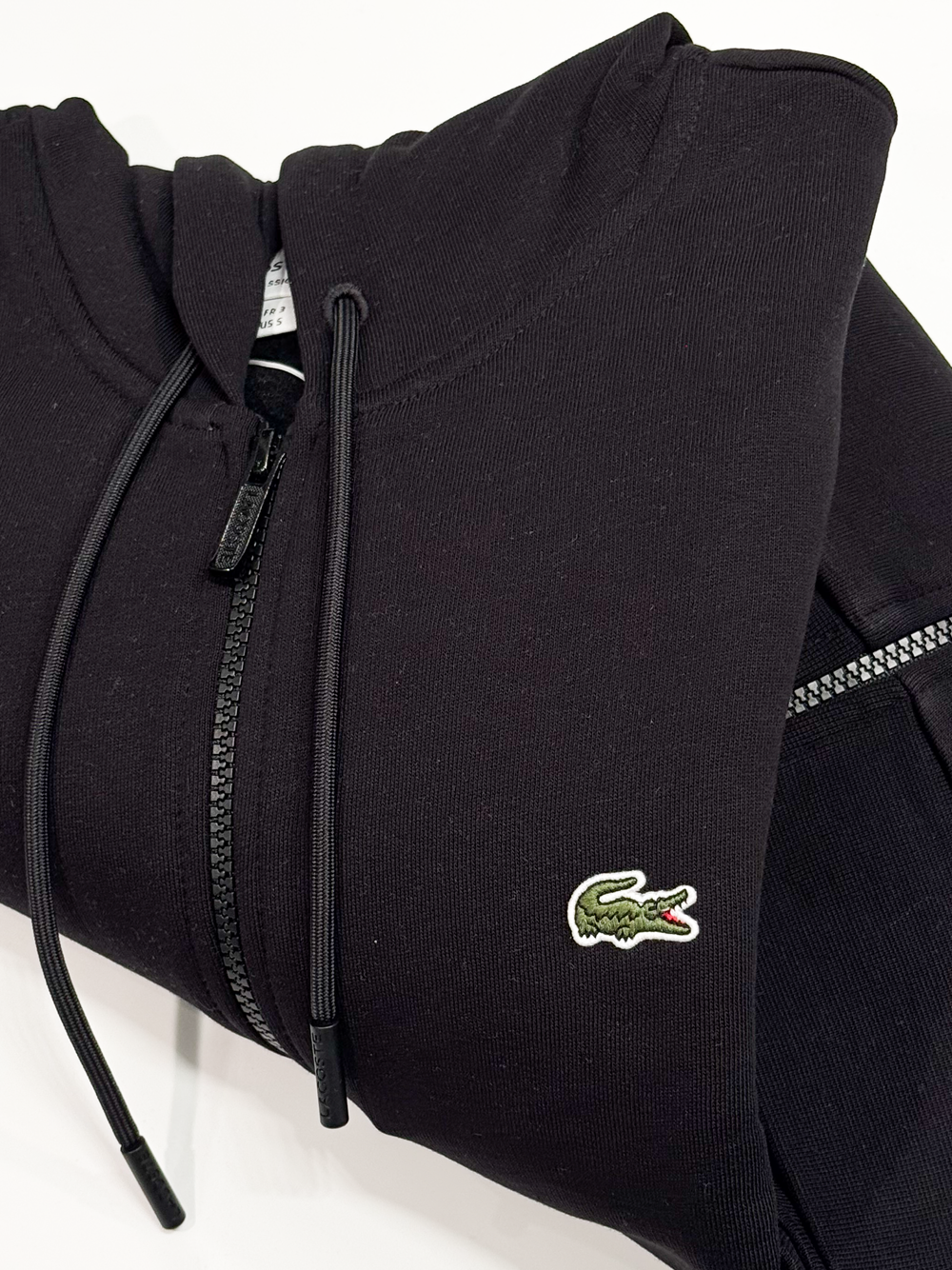 Lacoste Felpa cappuccio con zip SH9626 031 Lacoste 