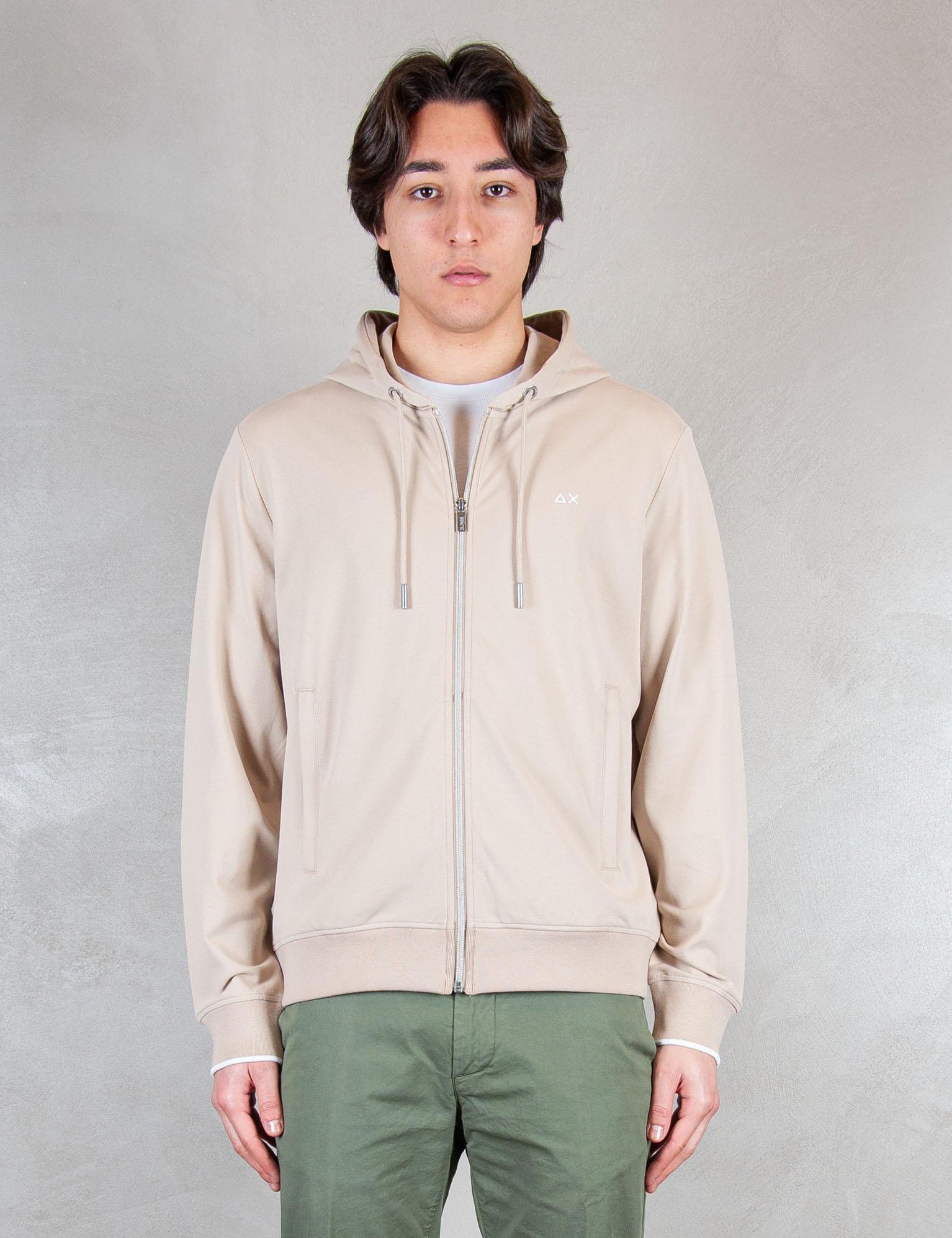 >Giubbotto Zip Piquet F36110 98 Sun68 