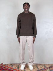 Hi Five Maglia <BR/>Rib Sweater RIB SWEATER BROWN Hi Five 