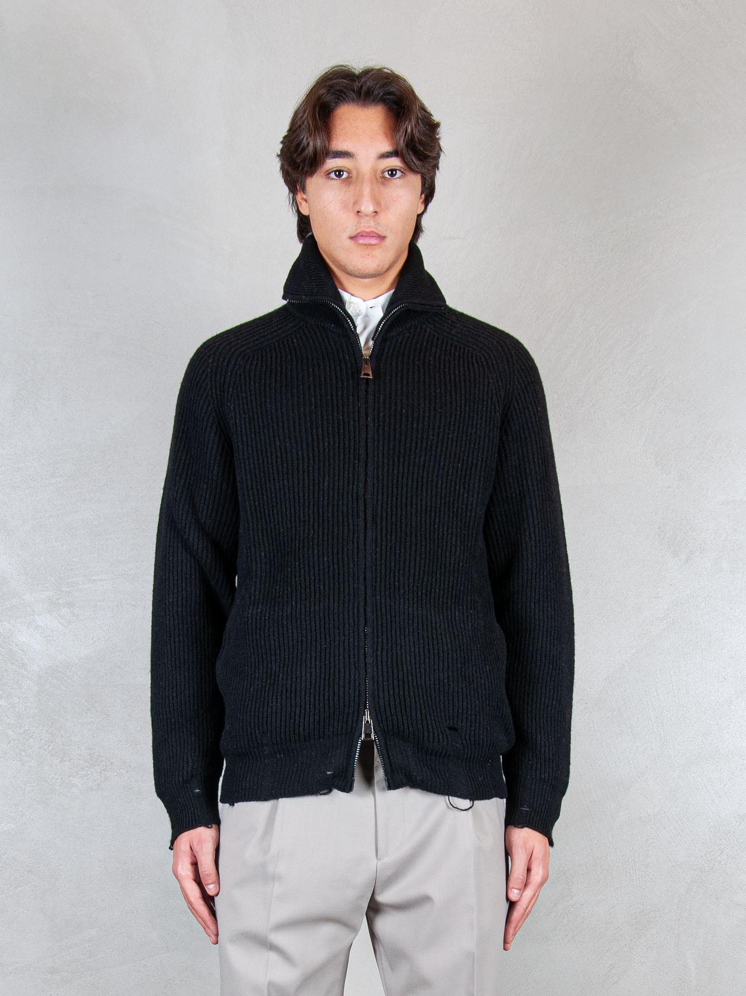 Atomofactory Maglia zip costa inglese FU17 03 Atomo Factory 