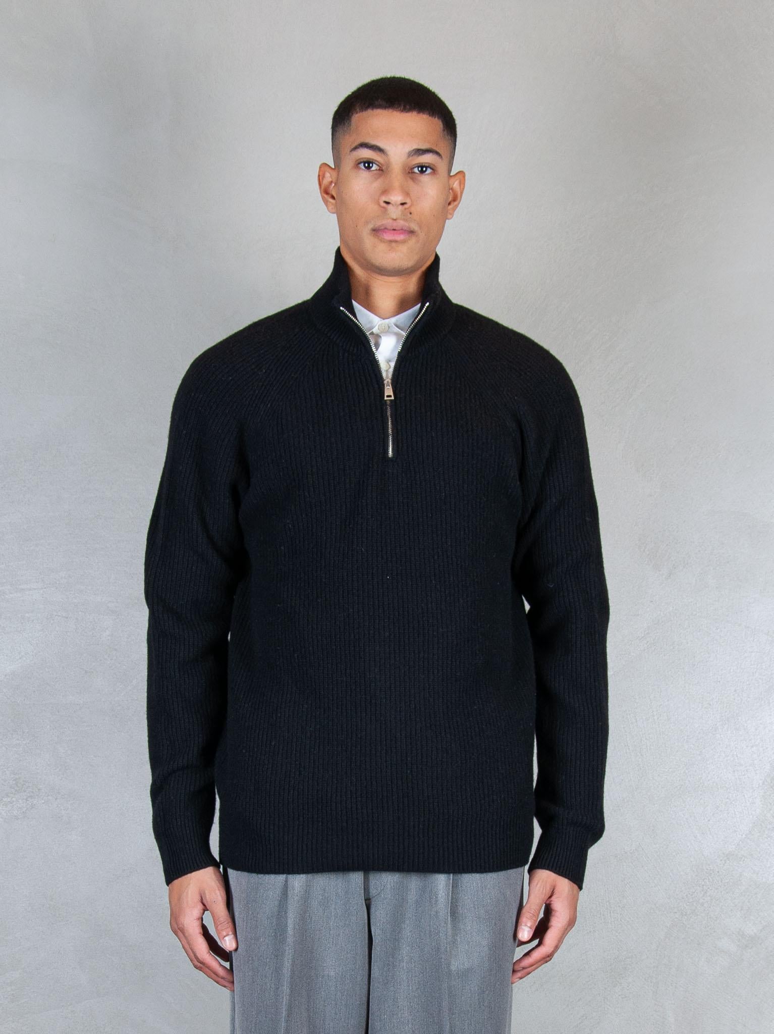 Diana Studio Maglia half zip costa inglese DW24M070050 300 Diana Studio 