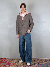 Giacca Oversize GIA3459 MORO I'm Brain 