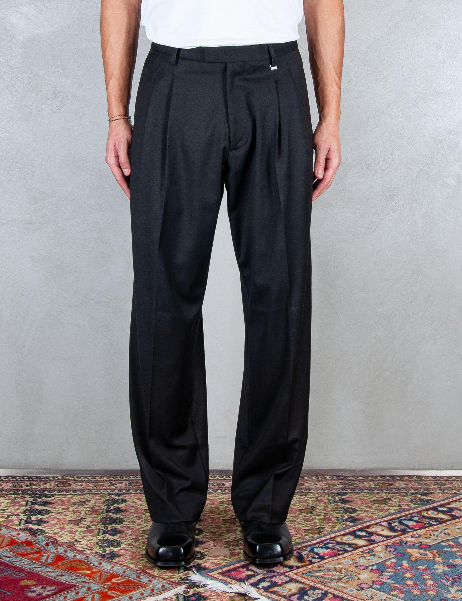 >Pantalone 2 pinces PA3482 NERO I'm Brain 