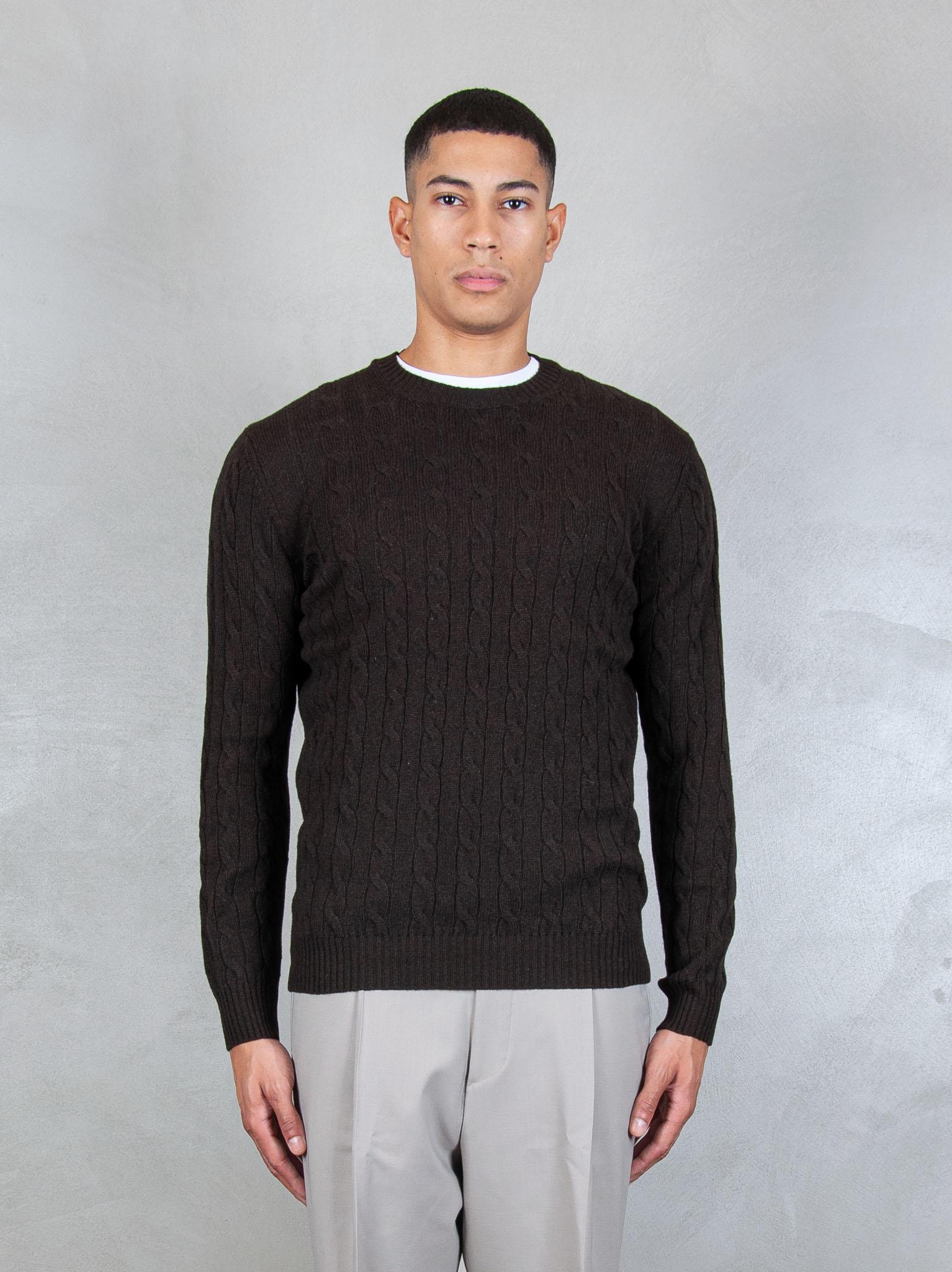 Luigi Gentile Maglia Girocollo Treccia LG1202 15 Luigi Gentile 