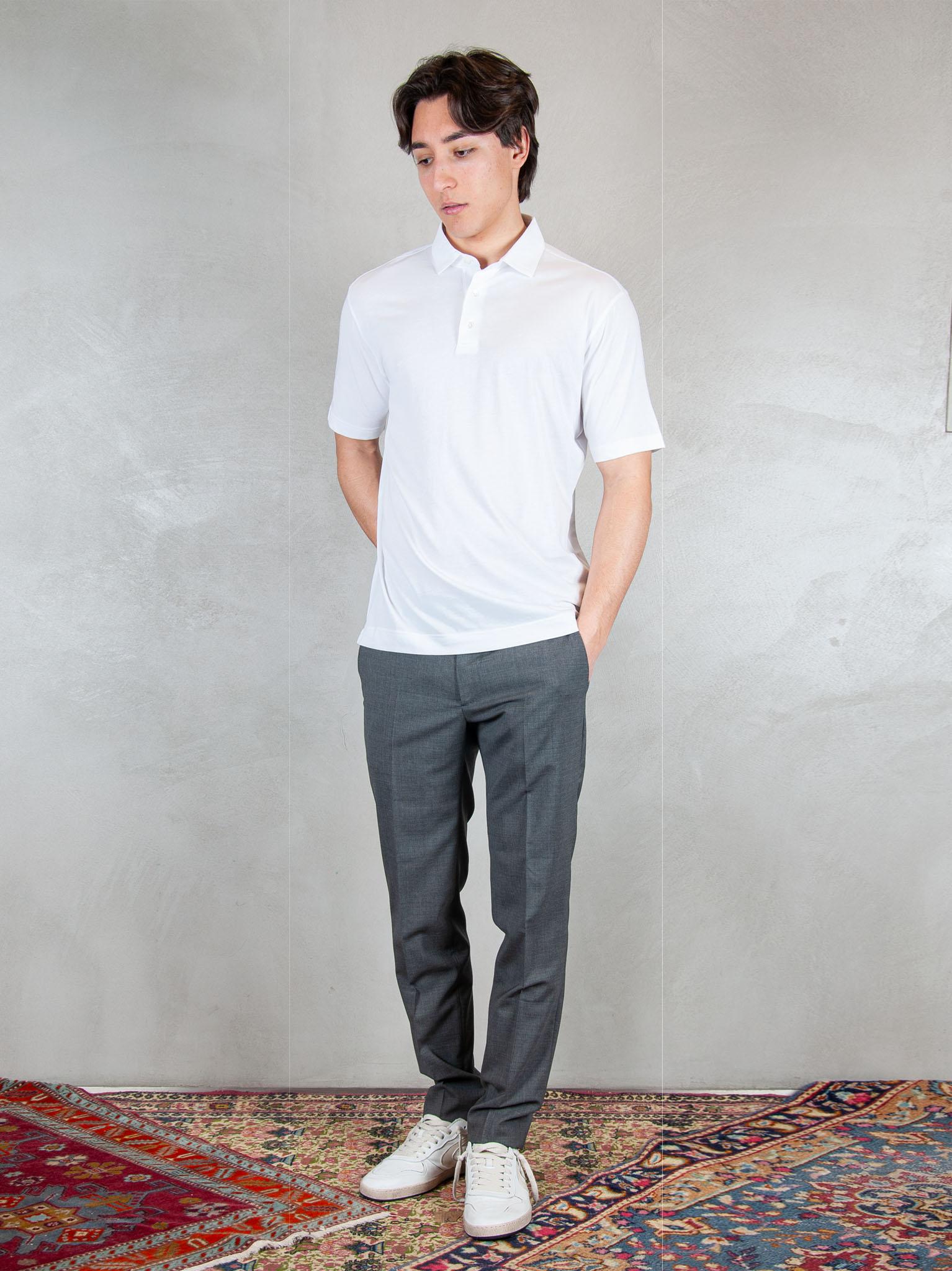 Raphael1966 Polo SS Cotone Pima DK17102 BIANCO Raphael - Dkt 