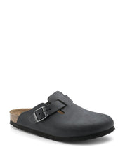 Birkenstock <BR/>Boston Oiled Leather BOSTON OILED LEATHER-BLACK Birkenstock 