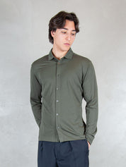 Raphael1966 Polo <BR/>Camicia Cotone Pima DK17109 MILITARE Raphael - Dkt 